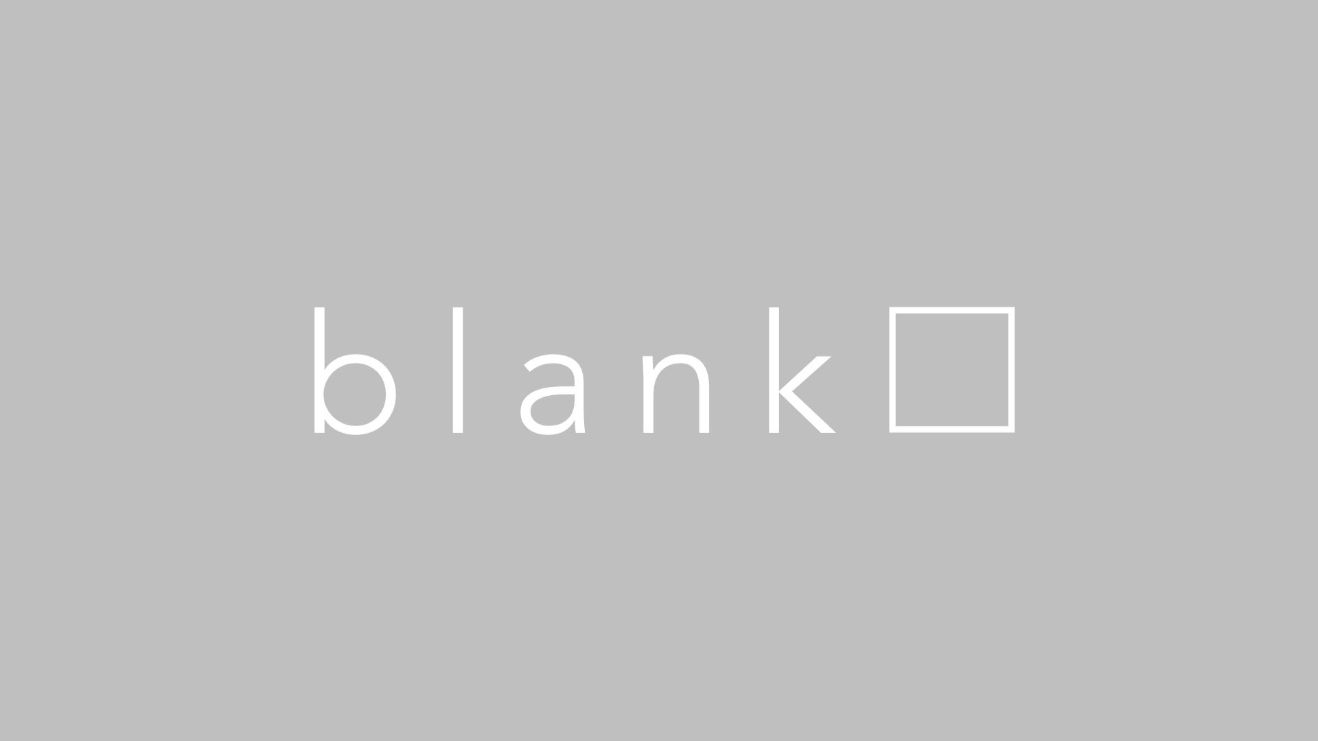 blank